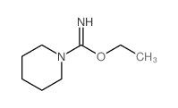 1-Piperidinecarboximidicacid, ethyl ester Structure