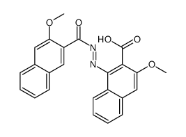 3-Methoxy-2-naphthalenecarboxylic acid 1-[(3-methoxy-2-naphthalenyl)carbonyl] hydrazide Structure
