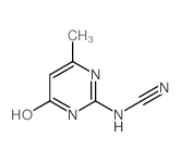 2-氰基氨基-4-羟基-6-甲基嘧啶结构式