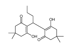 3-hydroxy-2-[1-(2-hydroxy-4,4-dimethyl-6-oxocyclohexen-1-yl)butyl]-5,5-dimethylcyclohex-2-en-1-one结构式