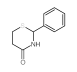 Tetrahydro-2-phenyl-4H-1,3-thiazin-4-one结构式