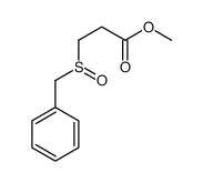 methyl 3-benzylsulfinylpropanoate Structure
