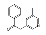 2-(5-methylpyridin-3-yl)-1-phenylethanone Structure