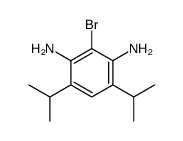 2-bromo-4,6-di(propan-2-yl)benzene-1,3-diamine Structure