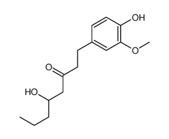 5-hydroxy-1-(4-hydroxy-3-methoxyphenyl)octan-3-one Structure