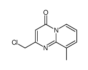 2-(氯甲基)-9-甲基-4H-吡啶并[1,2-a]嘧啶-4-酮结构式