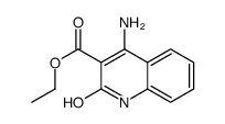 ethyl 4-amino-2-oxo-1H-quinoline-3-carboxylate结构式