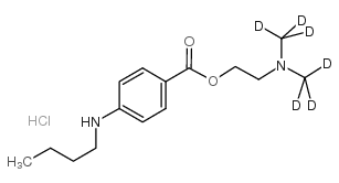 盐酸丁卡因-D6结构式