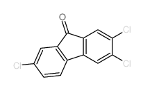 9H-Fluoren-9-one,2,3,7-trichloro-结构式