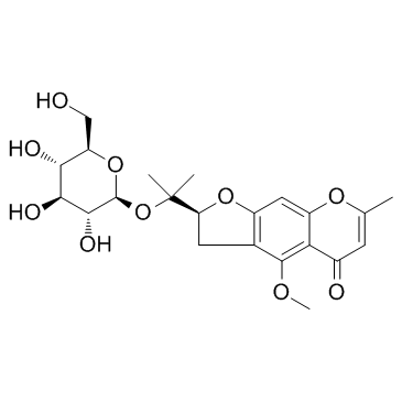 5-O-甲基维斯阿米醇苷结构式