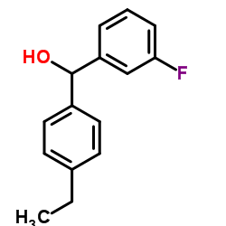 4-ETHYL-3'-FLUOROBENZHYDROL Structure