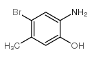 4-溴-5-甲基-2-氨基苯酚结构式