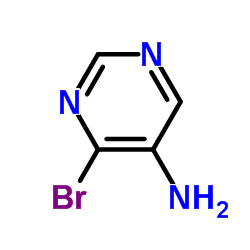 5-氨基-4-溴嘧啶结构式