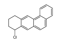 8-chloro-8,9,10,11-tetrahydro-benz[a]anthracene Structure