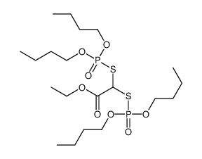 ethyl 2,2-bis(dibutoxyphosphorylsulfanyl)acetate结构式
