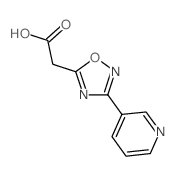 2-[3-(3-Pyridinyl)-1,2,4-oxadiazol-5-yl]-acetic acid Structure