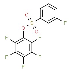 PENTAFLUOROPHENYL 3-FLUORO-BENZENESULFONATE structure