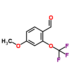 2-三氟甲氧基-4-甲氧基苯甲醛结构式