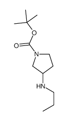 3-丙基氨基吡咯烷-1-羧酸叔丁酯结构式