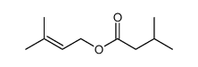 3-methylbut-2-enyl 3-methylbutanoate结构式