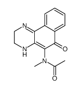 2-(N-Acetyl-N-methyl-amino)-2,3,4,6-tetrahydro-benzochinoxalin-6-on结构式