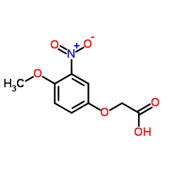2-(4-Methoxy-3-nitrophenoxy)acetic acid Structure