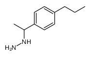 Hydrazine, [1-(4-propylphenyl)ethyl]结构式