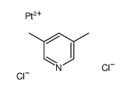 dichloroplatinum,3,5-dimethylpyridine Structure
