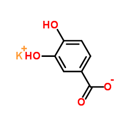 3,4-二羟基苯甲酸单钾盐结构式