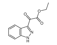 ethyl indazolyl-3-glyoxylate Structure