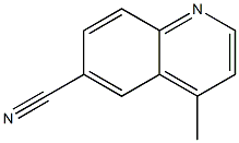 4-甲基-喹啉-6-甲腈结构式