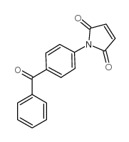 4-(N-马来酰亚胺基)二苯甲酮结构式