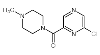 (6-chloropyrazin-2-yl)-(4-methylpiperazin-1-yl)methanone Structure