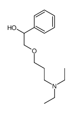 2-[3-(diethylamino)propoxy]-1-phenylethanol结构式