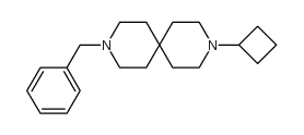 3-BENZYL-9-CYCLOBUTYL-3,9-DIAZASPIRO[5.5]UNDECANE Structure