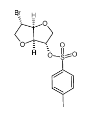 (3S,3aS,6S,6aS)-6-bromohexahydrofuro[3,2-b]furan-3-yI 4-methylbenzenesulfonate Structure