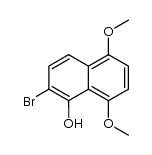 2-bromo-5,8-dimethoxy-1-naphthol结构式