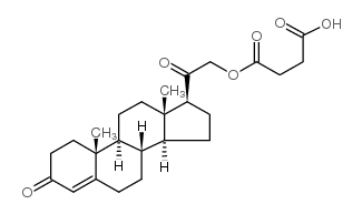 21-羟基孕酮-21-琥珀酸酯结构式