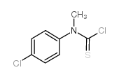 N-(4-氯苯基)-n-甲基硫代氨基甲酰氯结构式