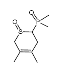 4,5-dimethyl-2-(dimethylphosphoryl)-3,6-dihydro-2H-thiopyran S-oxide Structure