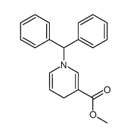 methyl 1-benzhydryl-1,4-dihydropyridine-3-carboxylate结构式