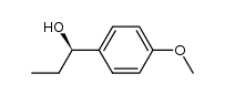 (R)-1-(4-Methoxyphenyl)propanol Structure