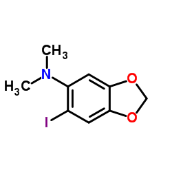 6-Iodo-N,N-dimethyl-1,3-benzodioxol-5-amine Structure