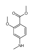 methyl 2-methoxy-4-(methylamino)benzoate结构式