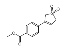 methyl 4-(1,1-dioxo-2,5-dihydrothiophen-3-yl)benzoate结构式