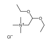 2,2-diethoxyethyl(trimethyl)azanium,chloride Structure