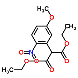 Diethyl (5-methoxy-2-nitrophenyl)malonate Structure