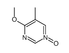 Pyrimidine, 4-methoxy-5-methyl-, 1-oxide (9CI) Structure