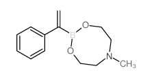6-Methyl-2-(1-phenylvinyl)-1,3,6,2-dioxazaborocane Structure