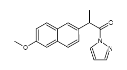 (R,S)-N-2-naproxenylpyrazole结构式